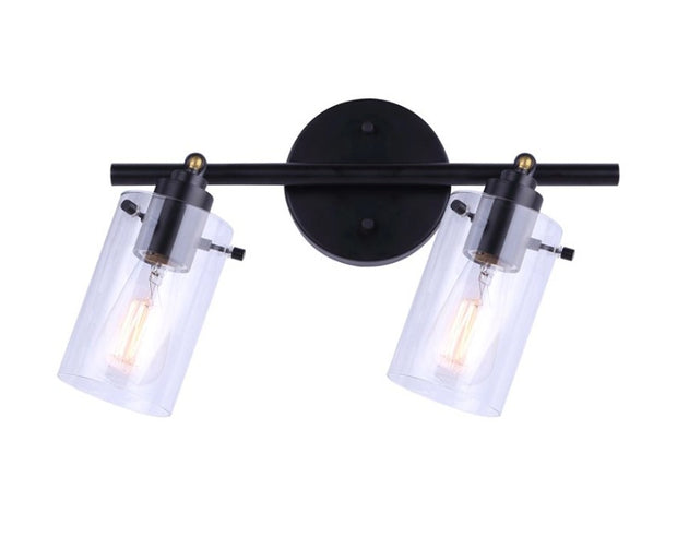 JONI luminaire mural double noir IT759A02BK