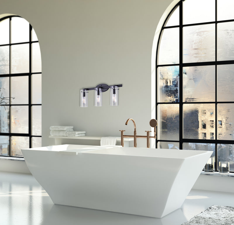 JONI luminaire mural noir  IVL759A03BK | Luminaire Plus.ca