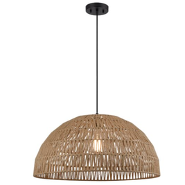 LAC DU BONNET luminaire suspendu ROTIN 17 3/4'' | Luminaire Plus.ca