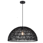 LAC DU BONNET luminaire suspendu ROTIN 25 3/4'' | Luminaire Plus.ca