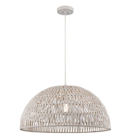 LAC DU BONNET luminaire suspendu ROTIN 17 3/4'' | Luminaire Plus.ca