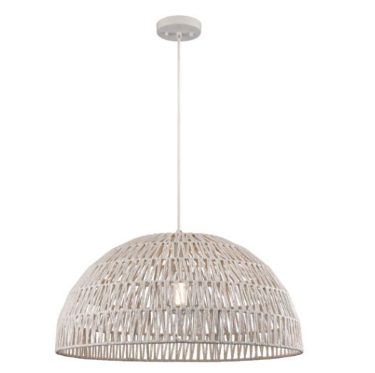 LAC DU BONNET luminaire suspendu ROTIN 17 3/4'' | Luminaire Plus.ca