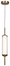 LAVENE luminaire suspendu 5''D LPL321A01GD