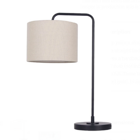ROMANCE lampe de table 22''H noir LL2037-08
