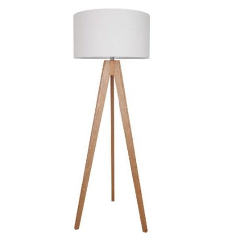 TAYLOR lampe de plancher 62" bois | Luminaire Plus.ca