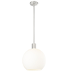 MARGO luminaire verre rond opale blanc 13 3/4'' | Luminaire Plus.ca
