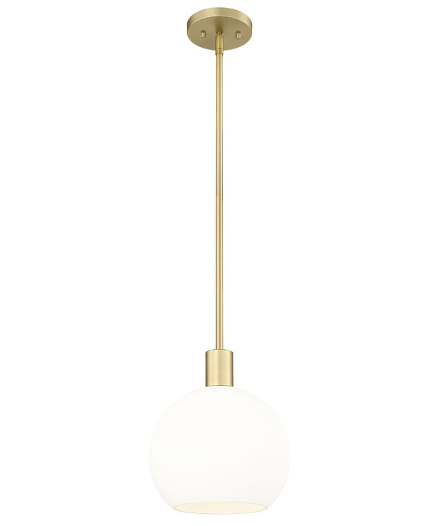 MARGO luminaire verre rond opale blanc 9 3/4'' | Luminaire Plus.ca
