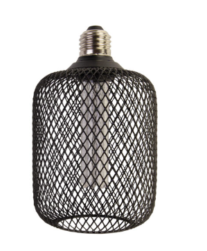Ampoule Décorative Mesh cylindrique noire | Luminaire Plus.ca