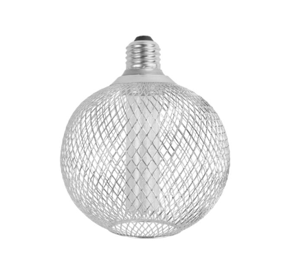 Ampoule Décorative Mesh ronde argent | Luminaire Plus.ca