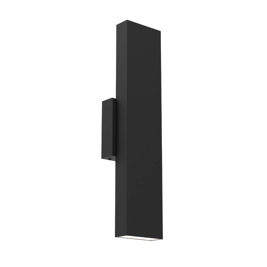 PINPOINT Luminaire mural extérieur DEL fini noir 18'' H MSLWALL-CC-BK