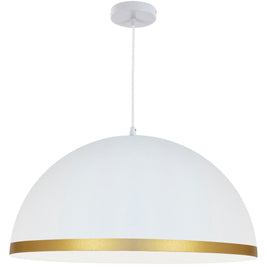 OFELIA Luminaire suspendu blanc et doré 16