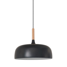 Luminaire suspendu fini noir ou blanc mat 18,9''D P473-19