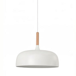 Luminaire suspendu fini noir ou blanc mat 18,9''D P473-19