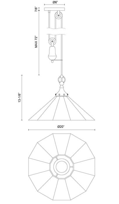 ELLEN luminaire suspendu 20