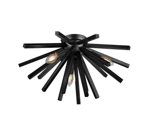 PIC luminaire plafonnier  C637-22-BK