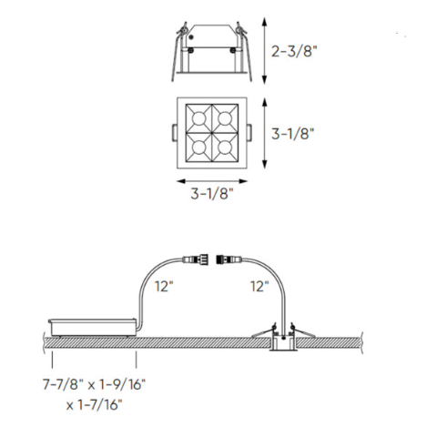 PINPOINT encastré multiple MSL1-CC