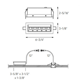 PINPOINT encastré directionnel multiple MSL5G