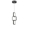 PATSY luminaire suspendu noir ou doré PTY-1522LEDP | Luminaire Plus.ca