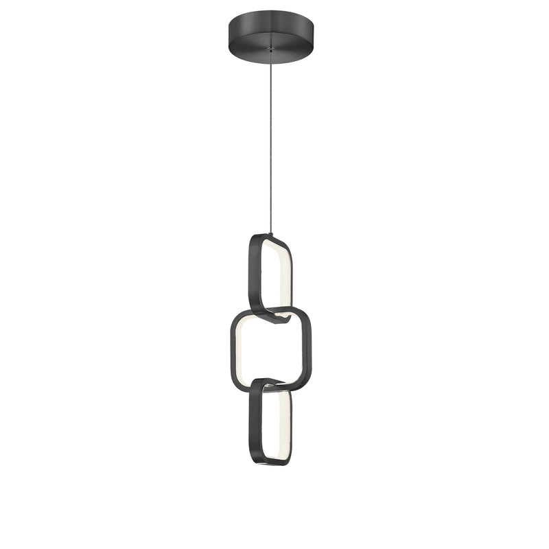 PATSY luminaire suspendu noir ou doré PTY-1522LEDP | Luminaire Plus.ca