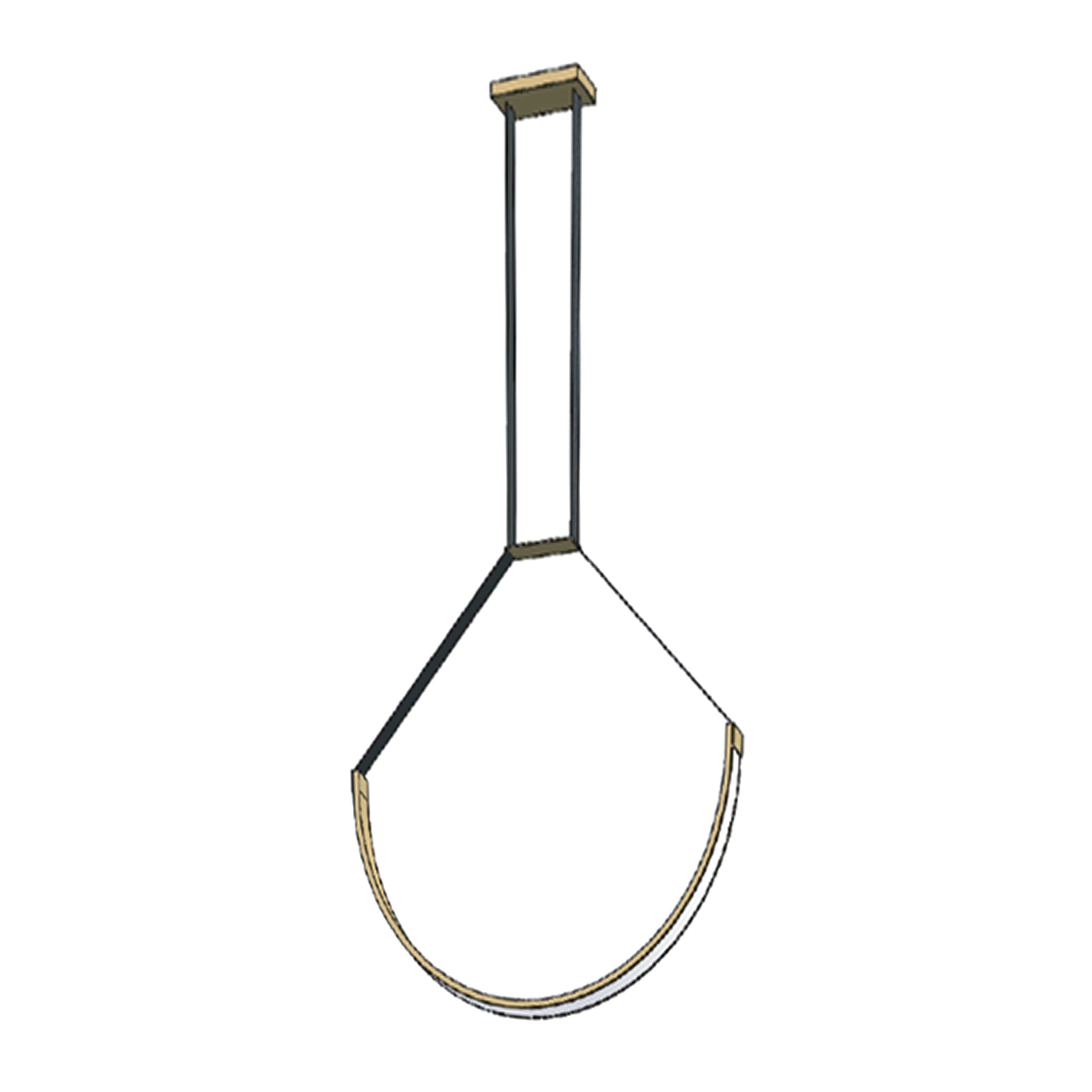 REGAN luminaire suspendu noir ou doré REG-241LEDP | Luminaire Plus.ca