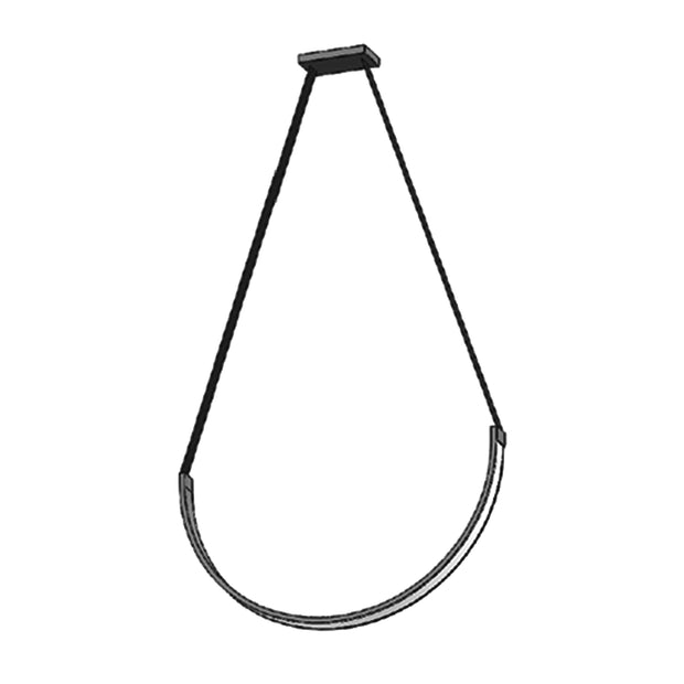 REGAN luminaire suspendu noir ou doré REG-401LEDP | Luminaire Plus.ca