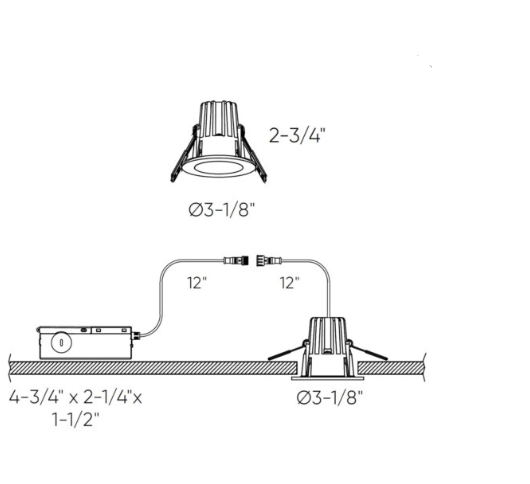 RGR encastré 2'', 4