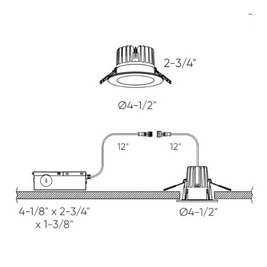 RGR encastré 2'', 4