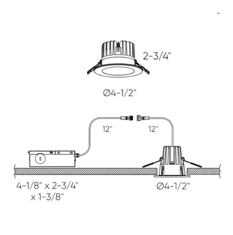 RGR encastré 2'', 4