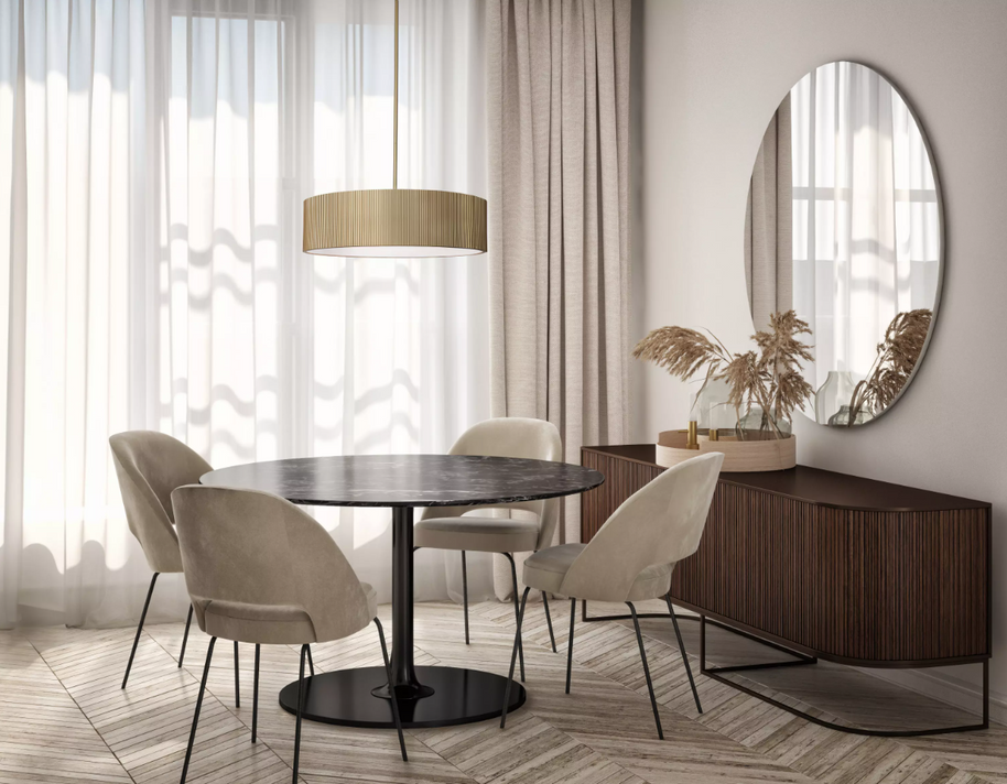 SCARLETT luminaire suspendu 22''D ICH1208A03PGD22