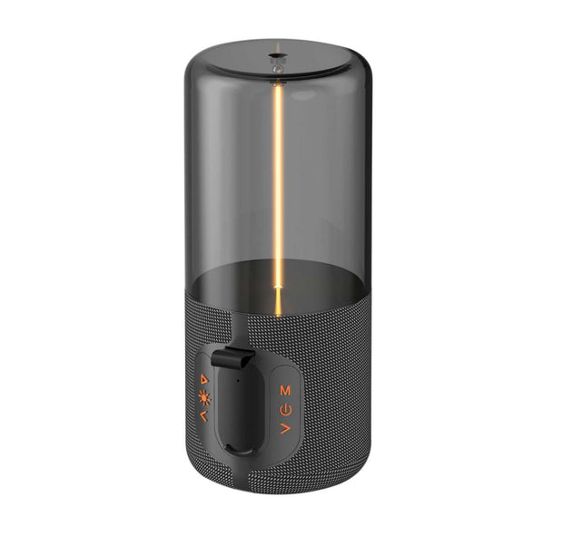 TOUTI lampe de table avec haut-parleur Bluetooth rechargeable 8"H SL-BK
