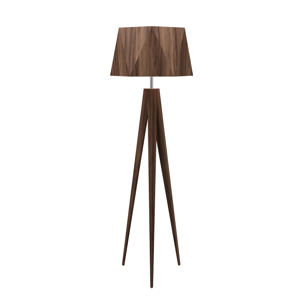 TRIPOD FACETED lampe de plancher 67''H 3034