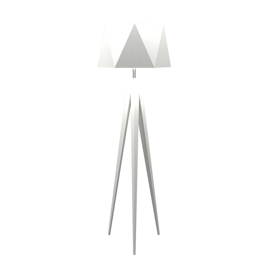 TRIPOD FACETED lampe de plancher 67''H 3034