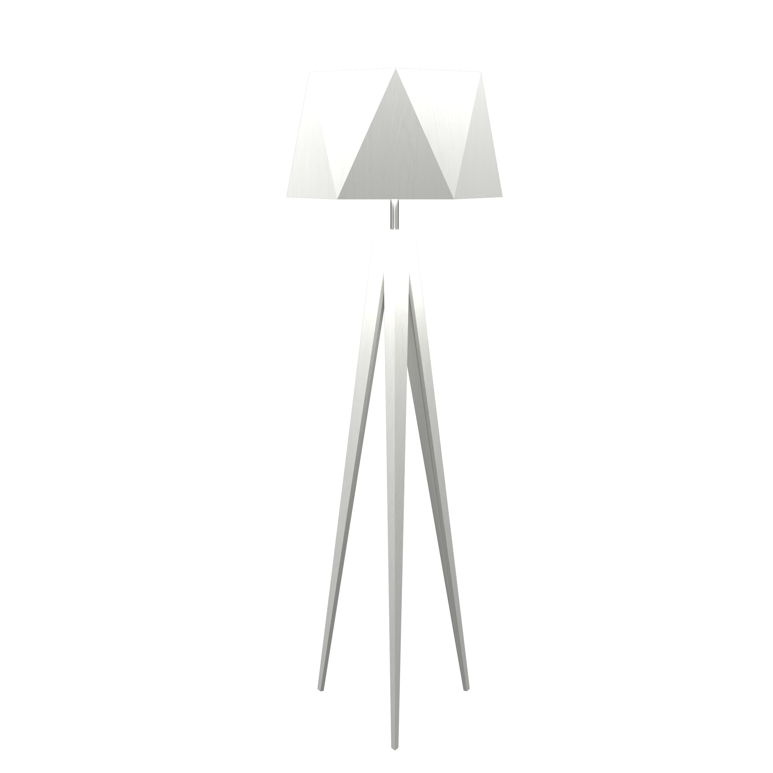 TRIPOD FACETED lampe de plancher 67''H 3034