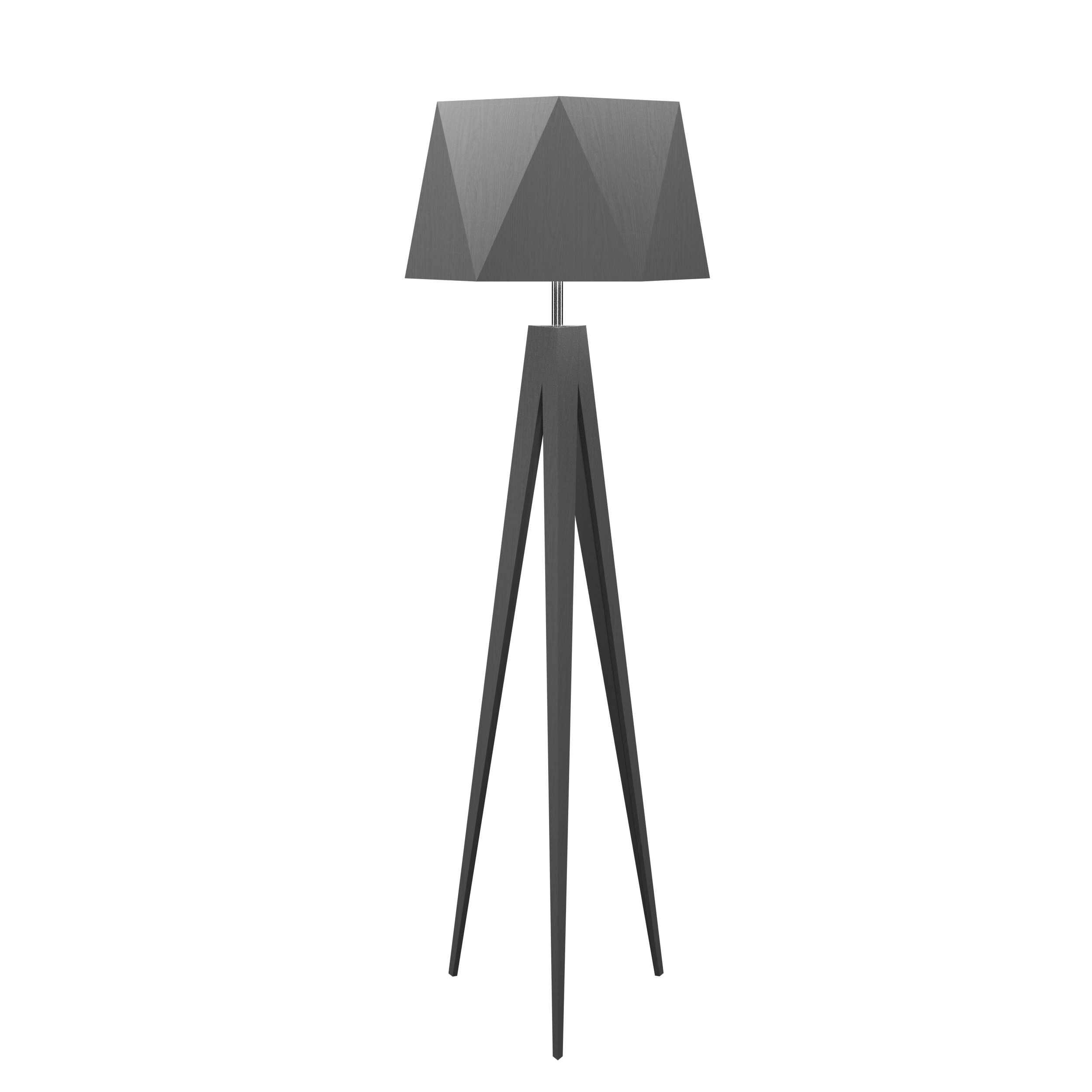TRIPOD FACETED lampe de plancher 67''H 3034