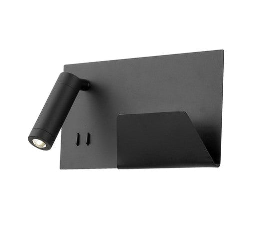 DORCHESTER luminaire mural noir WS16811L-BK