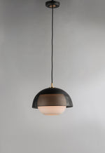 PERF luminaire suspendu noir et doré 10082WTBKSBR | Luminaire Plus.ca