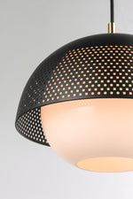 PERF luminaire suspendu noir et doré 10082WTBKSBR | Luminaire Plus.ca