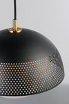 PERF luminaire suspendu noir et doré 10082WTBKSBR | Luminaire Plus.ca