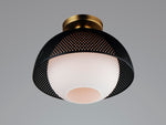 PERF luminaire plafonnier noir et doré 10083WTBKSBR