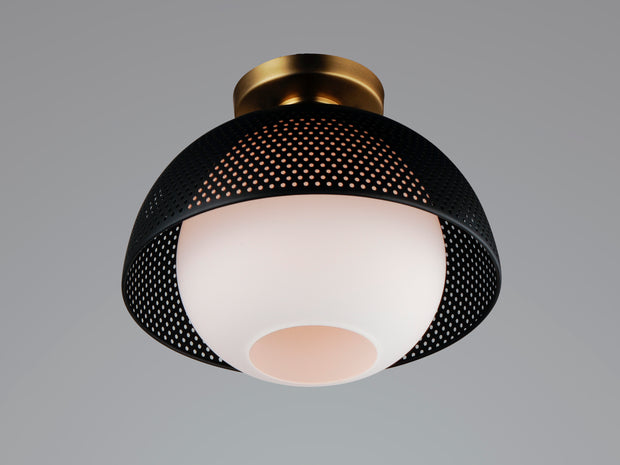 PERF luminaire plafonnier noir et doré 10083WTBKSBR | Luminaire Plus.ca