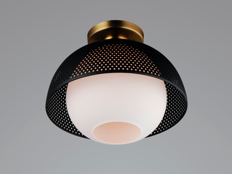 PERF luminaire plafonnier noir et doré 10083WTBKSBR