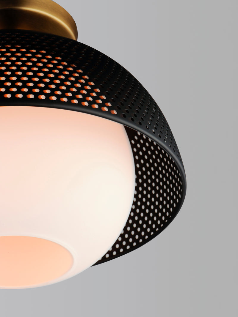 PERF luminaire plafonnier noir et doré 10083WTBKSBR