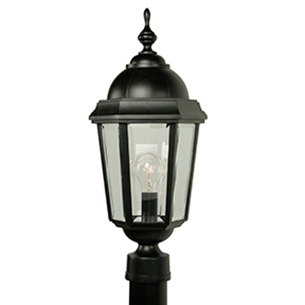 VINTAGE luminaire extérieur tête de poteau noir 81035BK | Luminaire Plus.ca