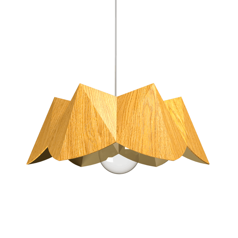 PHYSALIS luminaire suspendu en bois du Brésil 1283