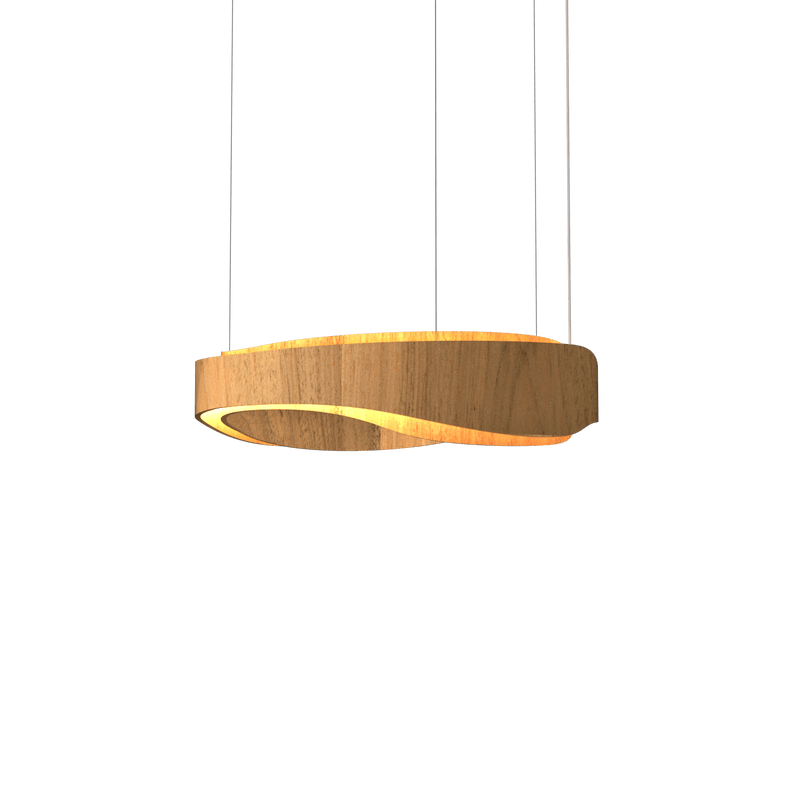 HORIZON luminaire suspendu en bois du Brésil 1467LED