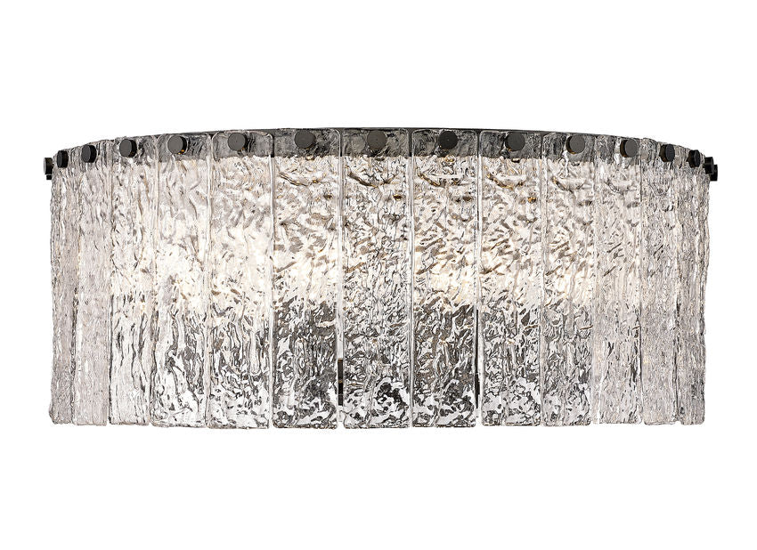 GLACIER luminaire plafonnier noir ou doré IL107I / IL107J | Luminaire Plus.ca