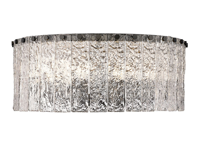 GLACIER luminaire plafonnier noir ou doré IL107I / IL107J | Luminaire Plus.ca