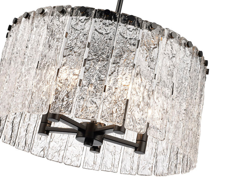 GLACIER luminaire suspendu noir ou doré IL-107M / IL-107N | Luminaire Plus.ca