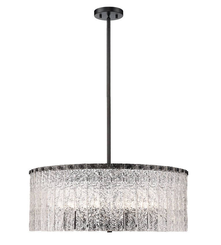 GLACIER luminaire suspendu noir ou doré IL-107O / IL-107P | Luminaire Plus.ca