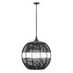 MADDOX luminaire suspendu noir 19675BK | Luminaire Plus.ca